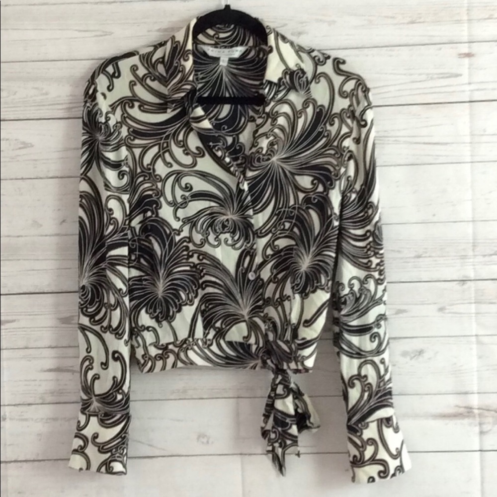 Great, stylish pattern & fit, CAbi top